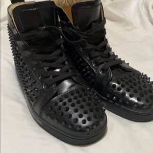 CHRISTIAN LOUBOUTIN LOUIS ORLATO BLACK SIZE 10 US